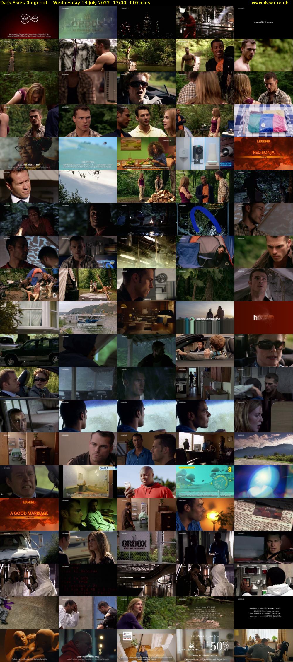 Dark Skies (Legend) Wednesday 13 July 2022 13:00 - 14:50