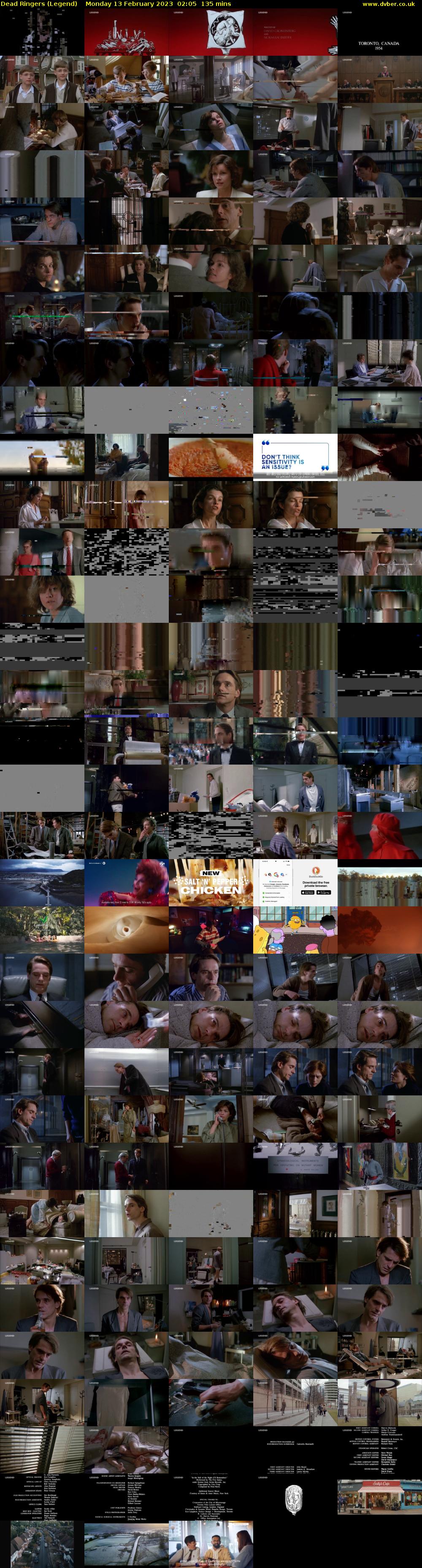 Dead Ringers (Legend) Monday 13 February 2023 02:05 - 04:20