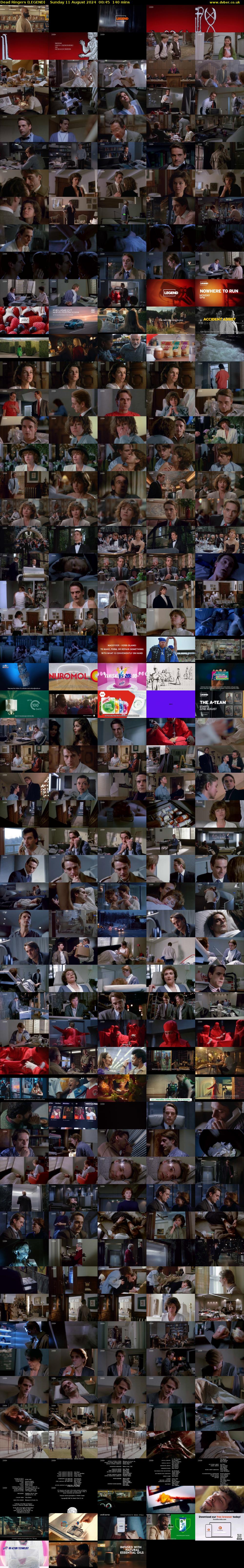 Dead Ringers (LEGEND) Sunday 11 August 2024 00:45 - 03:05