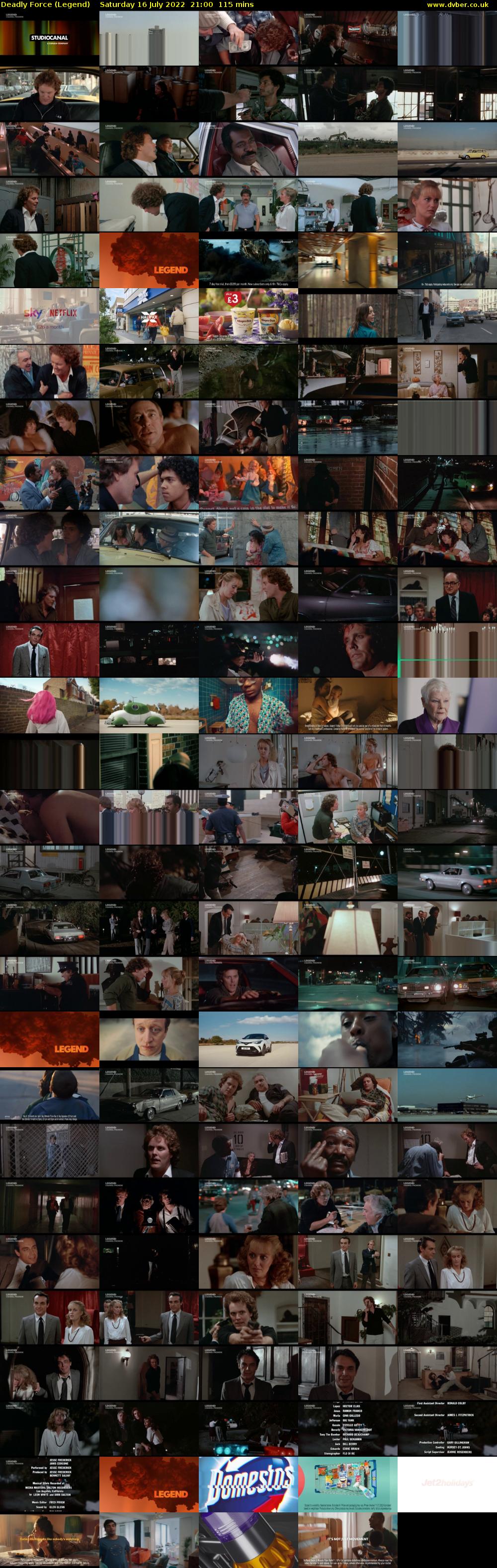 Deadly Force (Legend) Saturday 16 July 2022 21:00 - 22:55