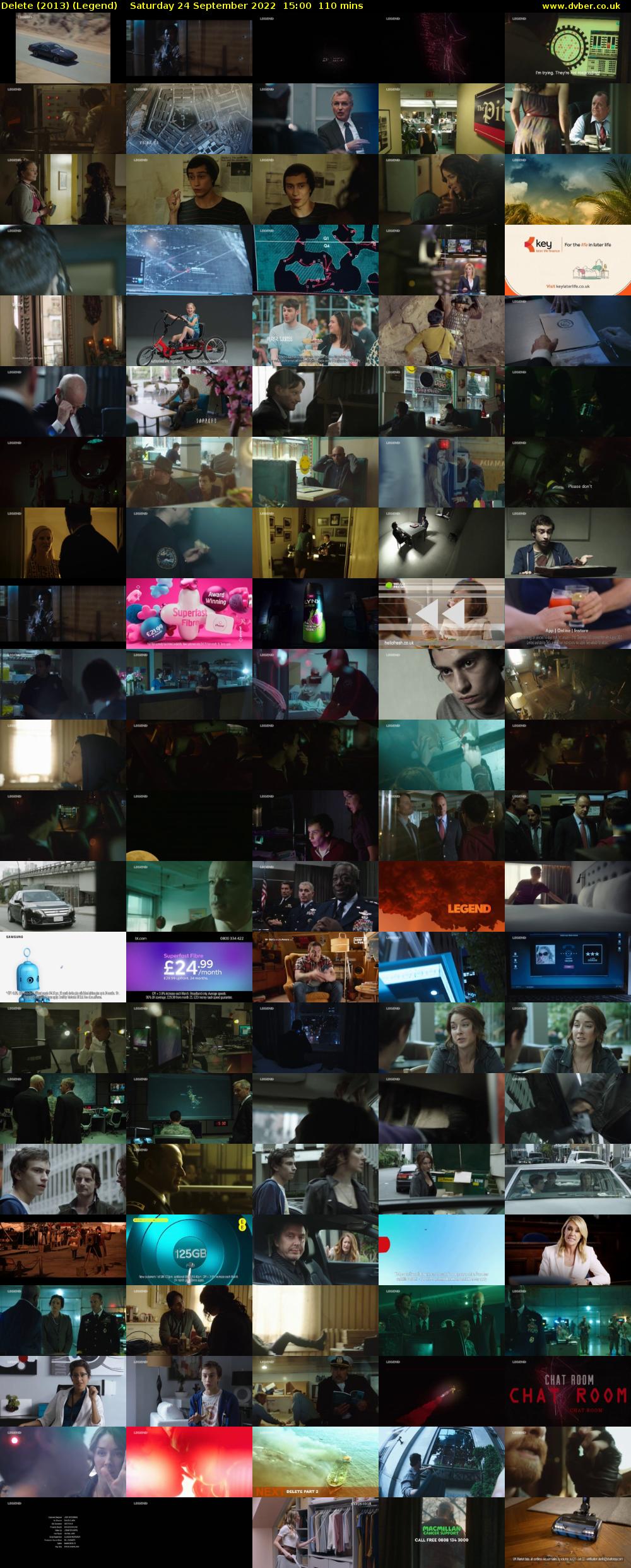 Delete (2013) (Legend) Saturday 24 September 2022 15:00 - 16:50
