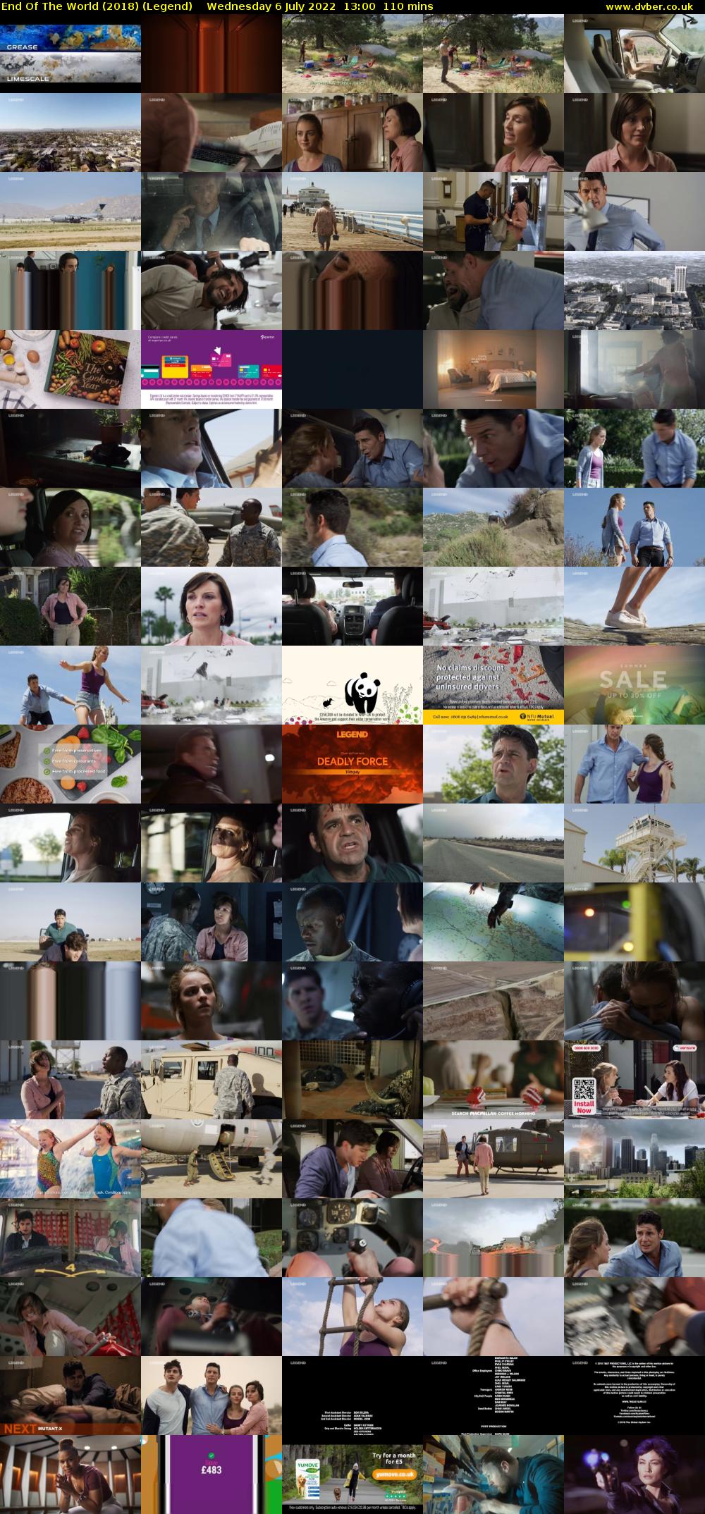 End Of The World (2018) (Legend) Wednesday 6 July 2022 13:00 - 14:50
