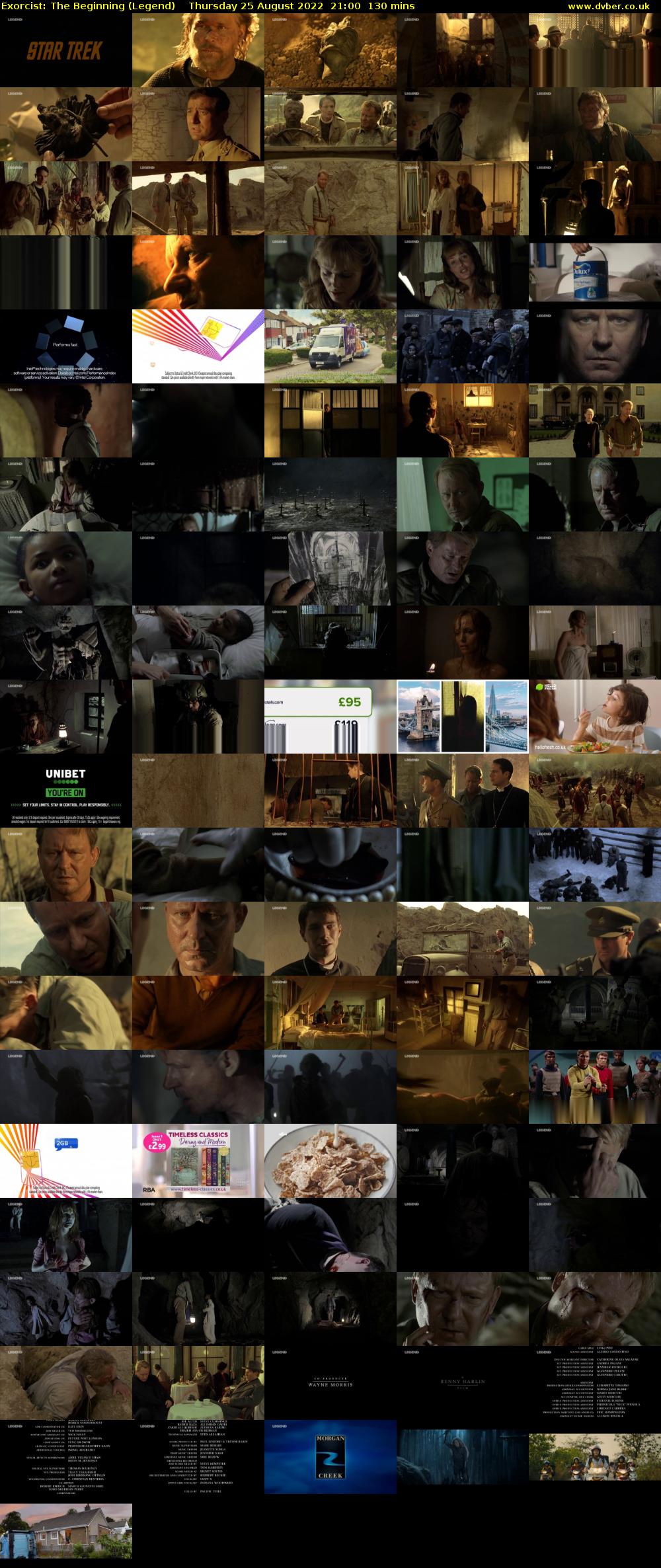 Exorcist: The Beginning (Legend) Thursday 25 August 2022 21:00 - 23:10
