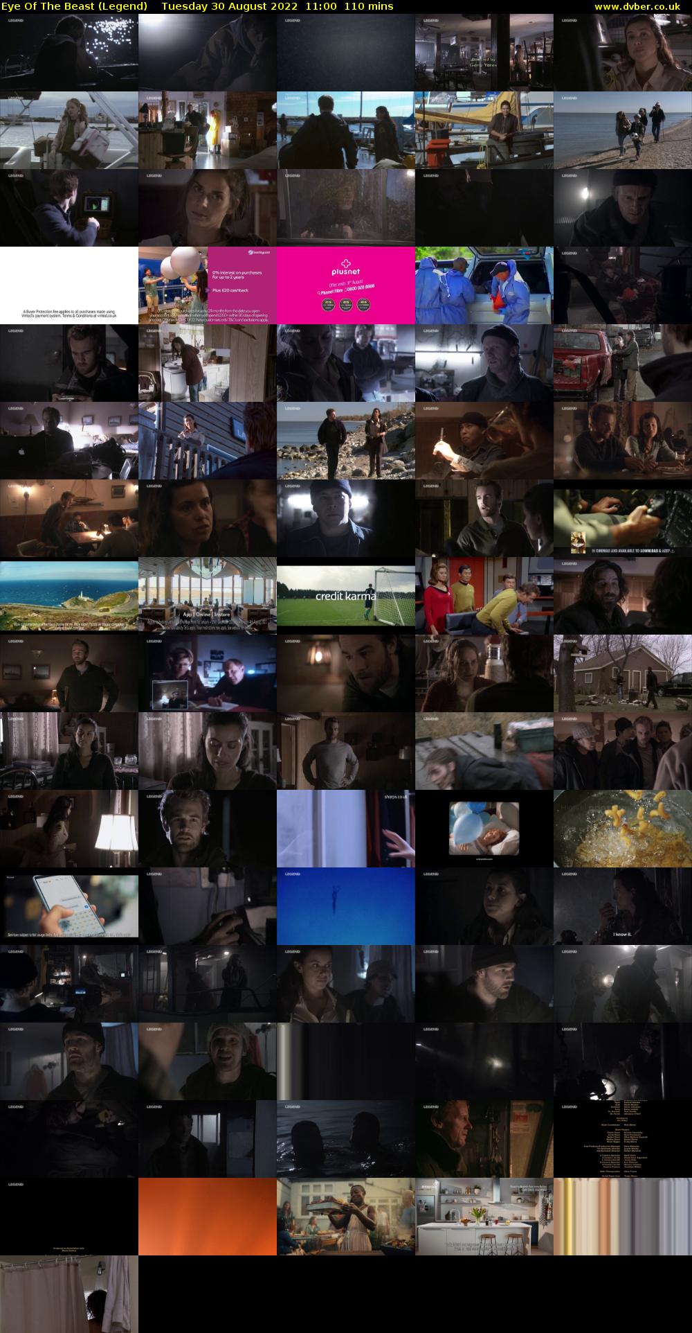 Eye Of The Beast (Legend) Tuesday 30 August 2022 11:00 - 12:50