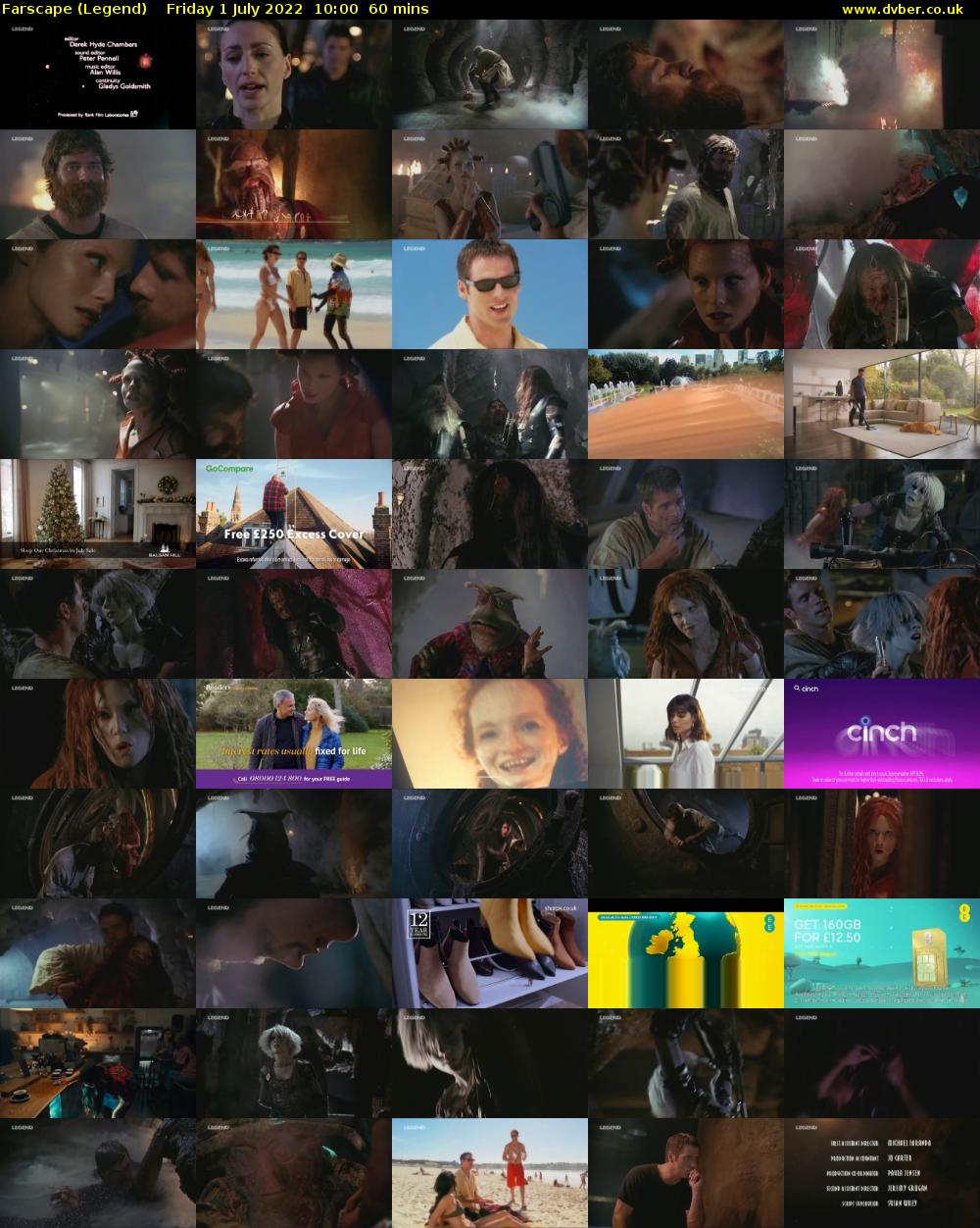 Farscape (Legend) Friday 1 July 2022 10:00 - 11:00