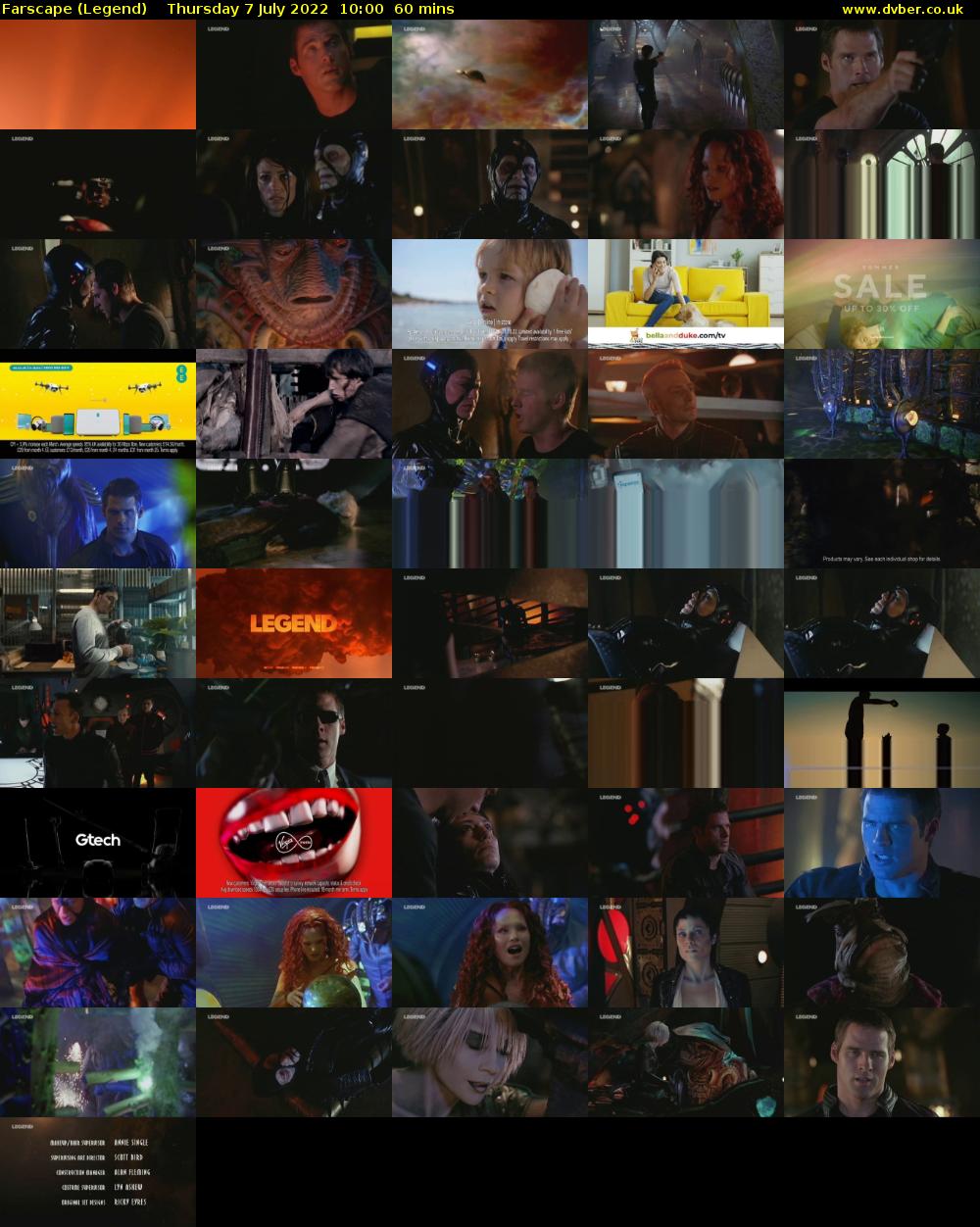 Farscape (Legend) Thursday 7 July 2022 10:00 - 11:00