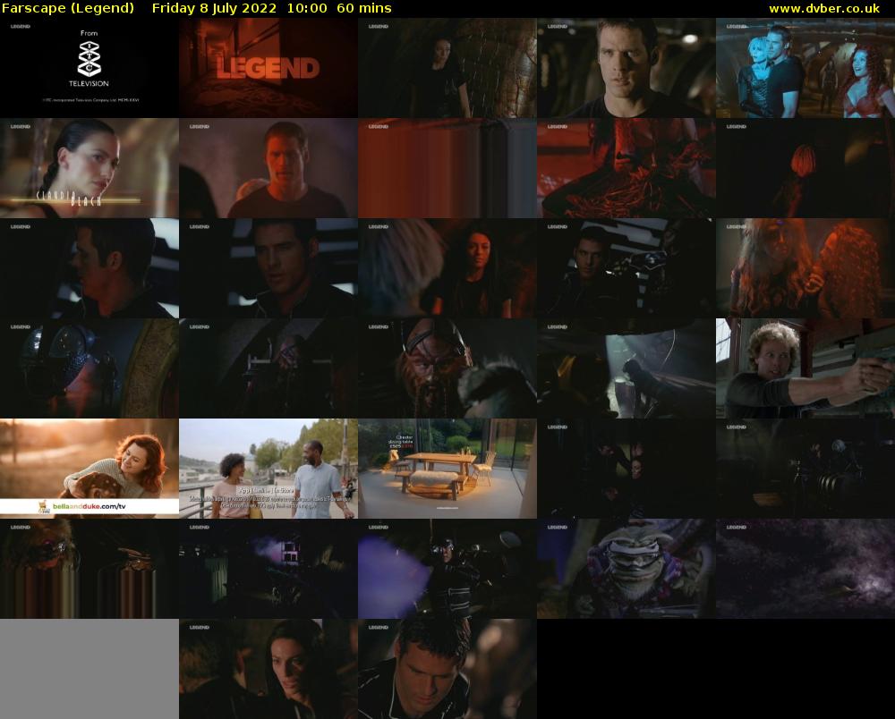 Farscape (Legend) Friday 8 July 2022 10:00 - 11:00