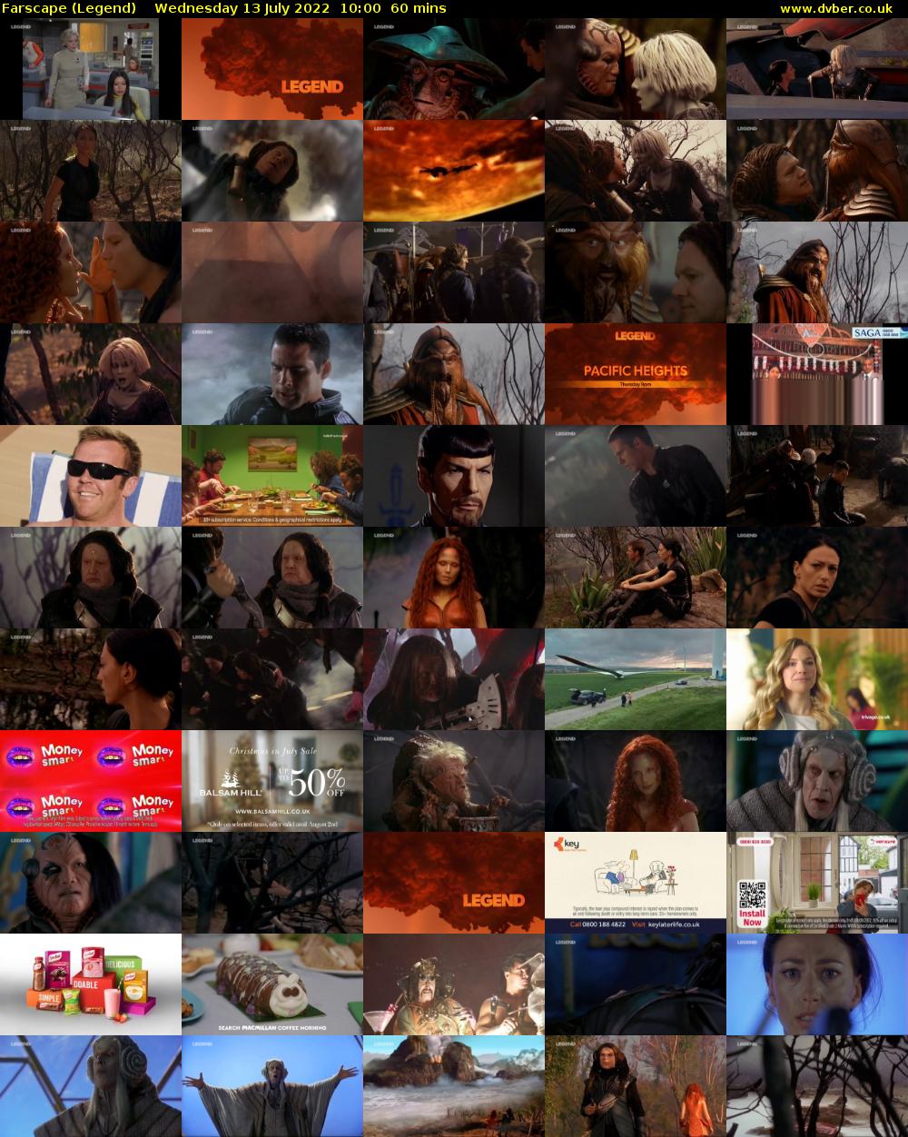 Farscape (Legend) Wednesday 13 July 2022 10:00 - 11:00