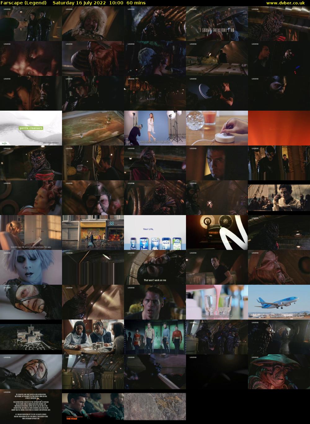 Farscape (Legend) Saturday 16 July 2022 10:00 - 11:00