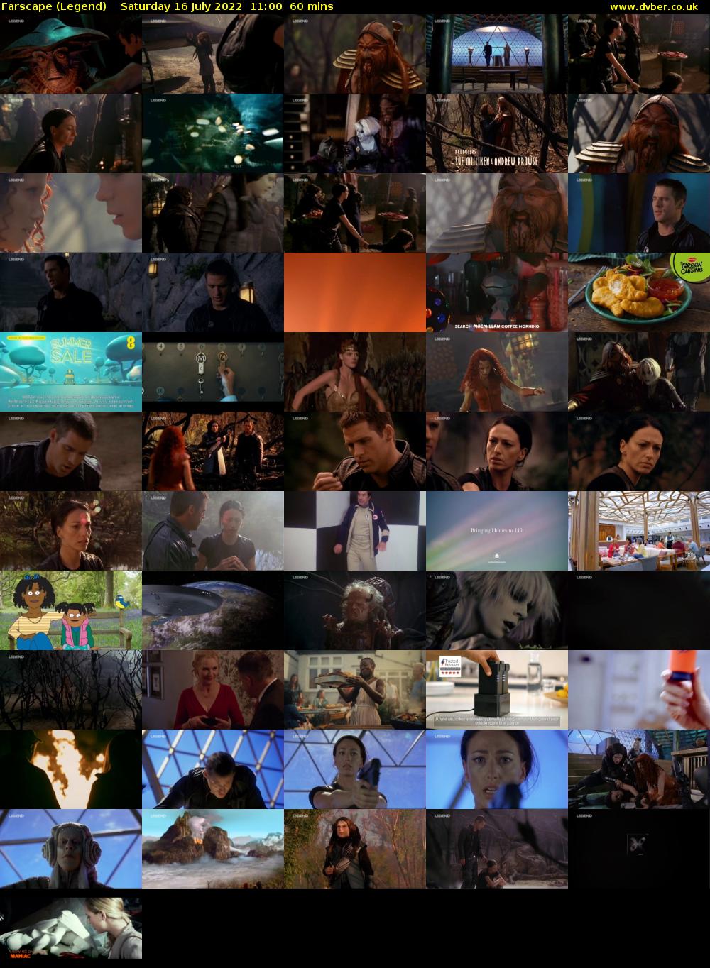 Farscape (Legend) Saturday 16 July 2022 11:00 - 12:00