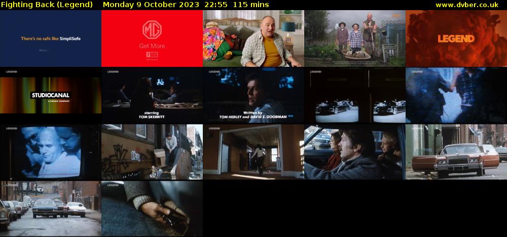 Fighting Back (Legend) Monday 9 October 2023 22:55 - 00:50