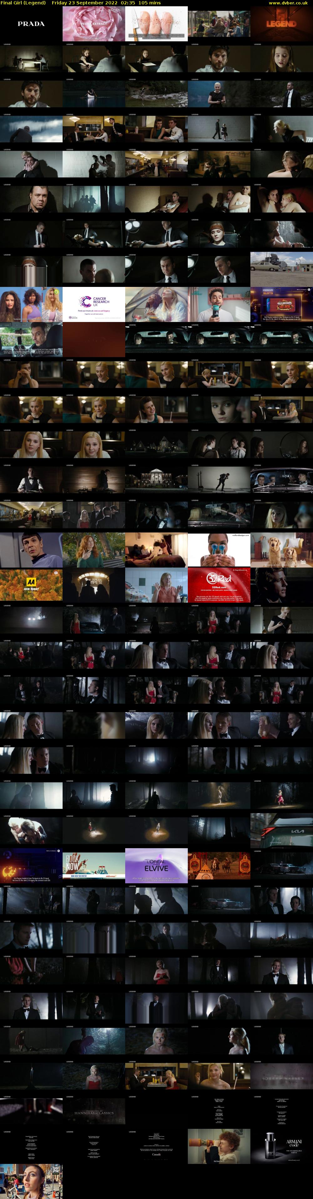 Final Girl (Legend) Friday 23 September 2022 02:35 - 04:20