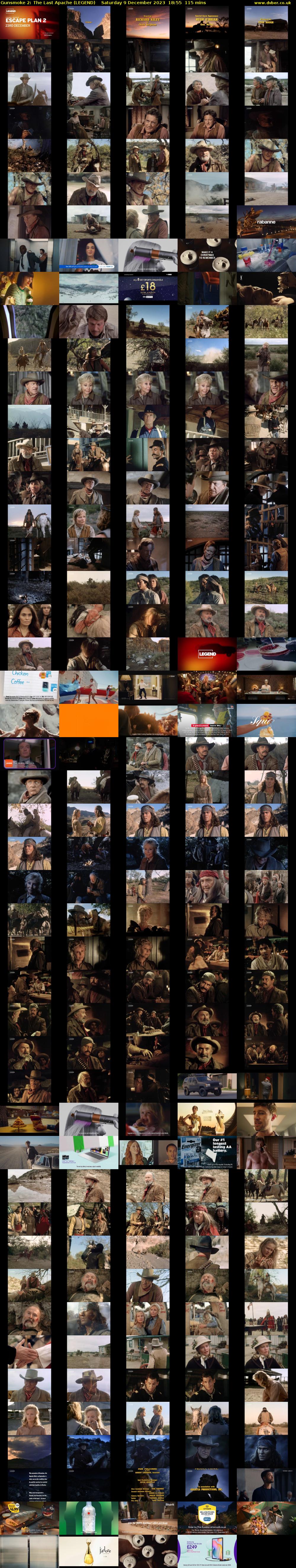 Gunsmoke 2: The Last Apache (LEGEND) Saturday 9 December 2023 18:55 - 20:50