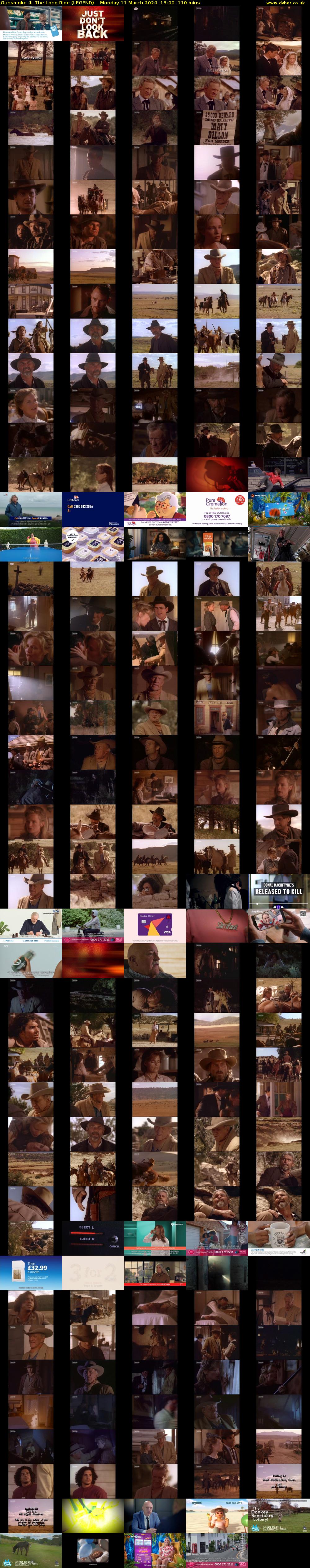 Gunsmoke 4: The Long Ride (LEGEND) Monday 11 March 2024 13:00 - 14:50