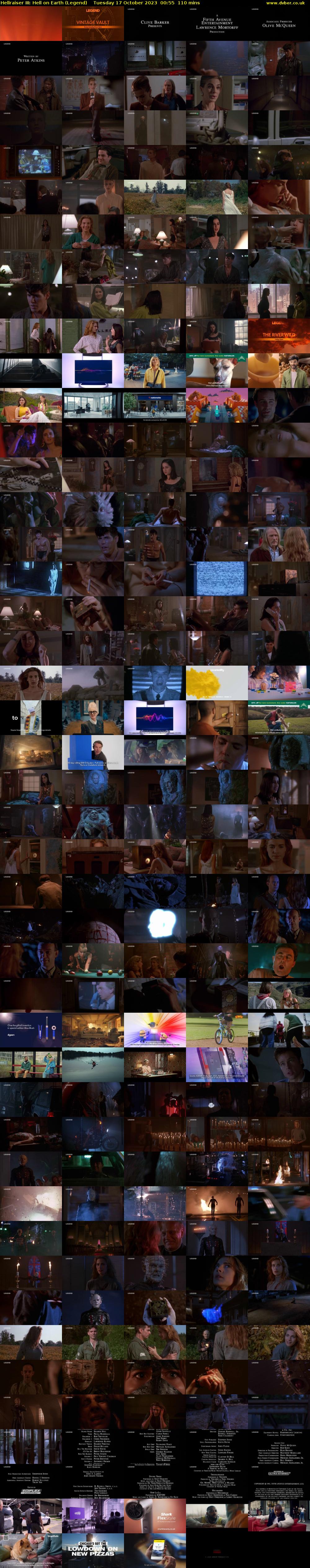 Hellraiser III: Hell on Earth (Legend) Tuesday 17 October 2023 00:55 - 02:45