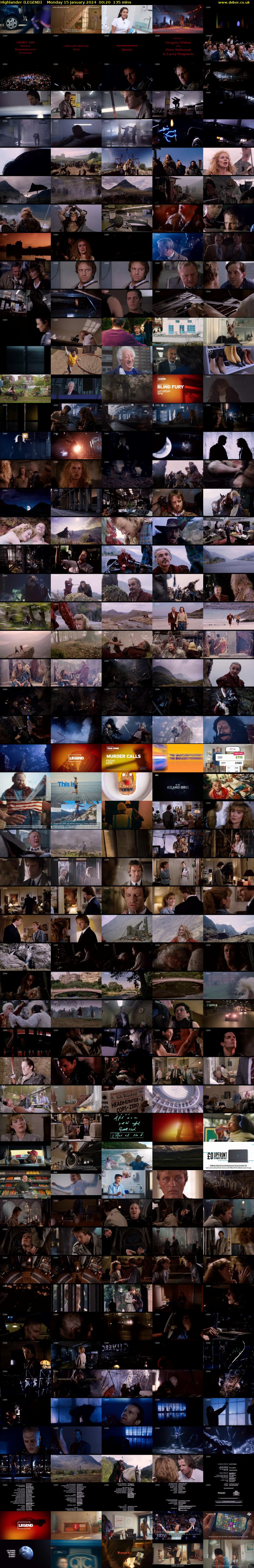 Highlander (LEGEND) Monday 15 January 2024 00:20 - 02:35