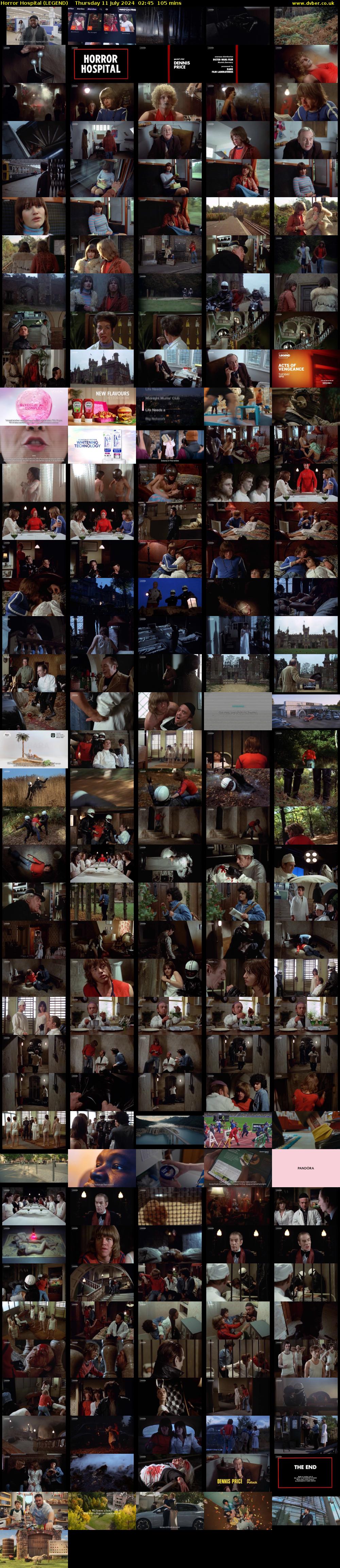 Horror Hospital (LEGEND) Thursday 11 July 2024 02:45 - 04:30