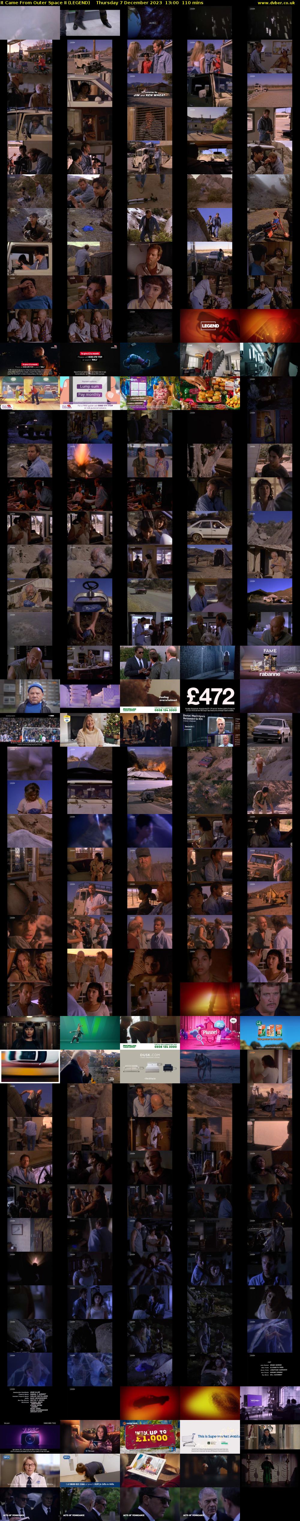 It Came From Outer Space II (LEGEND) Thursday 7 December 2023 13:00 - 14:50