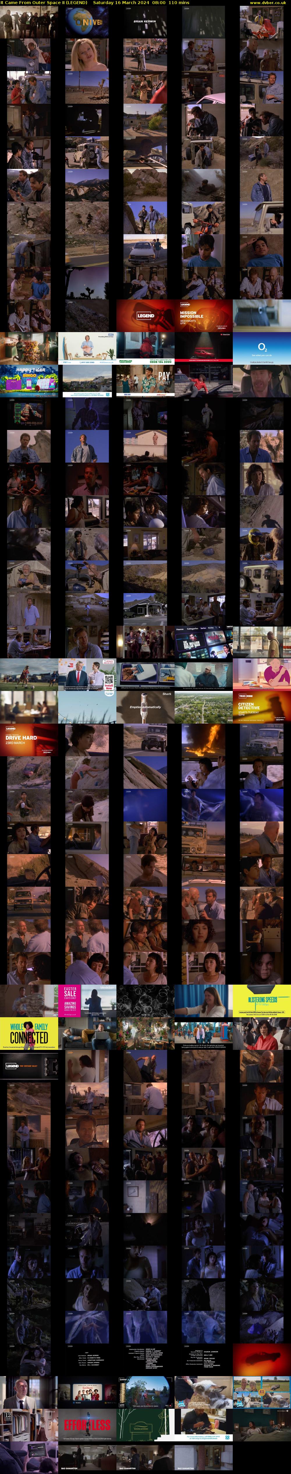 It Came From Outer Space II (LEGEND) Saturday 16 March 2024 08:00 - 09:50