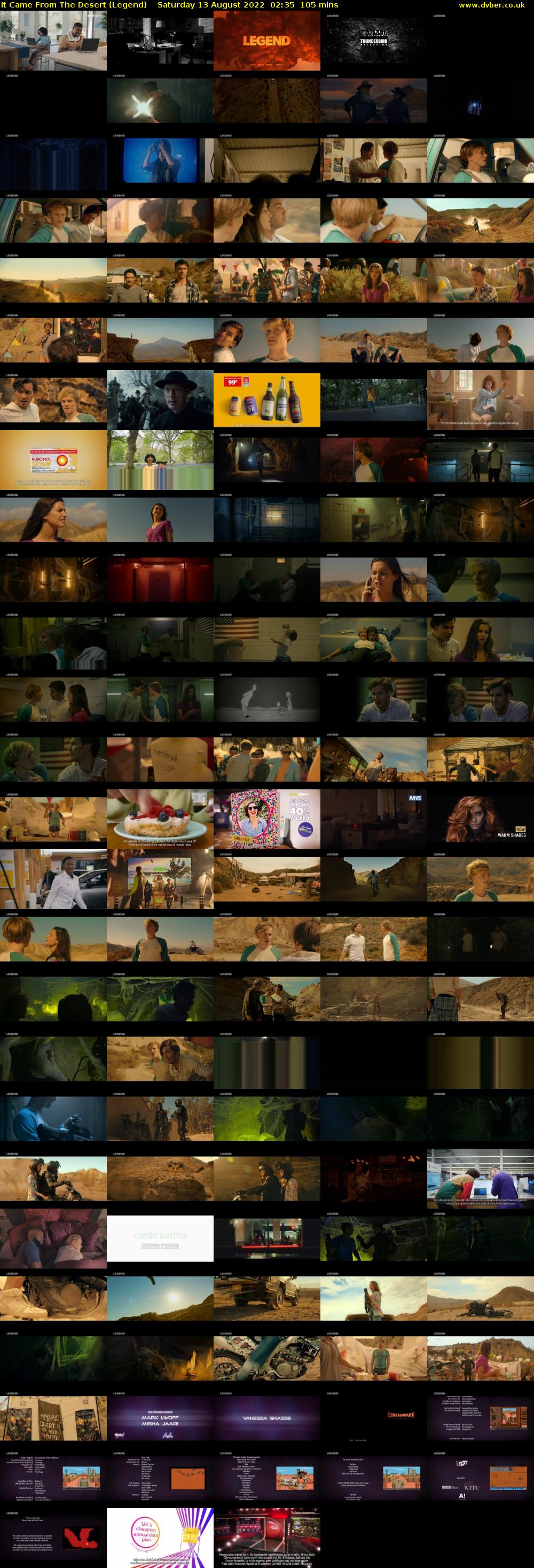 It Came From The Desert (Legend) Saturday 13 August 2022 02:35 - 04:20