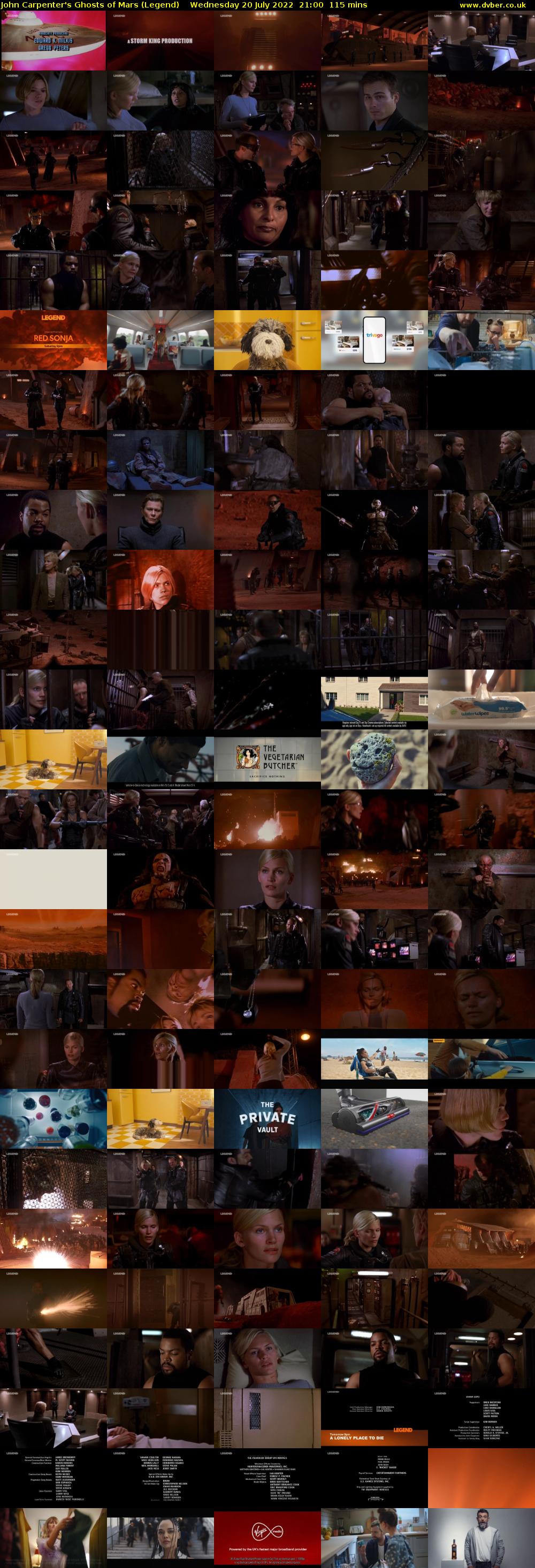 John Carpenter's Ghosts of Mars (Legend) Wednesday 20 July 2022 21:00 - 22:55