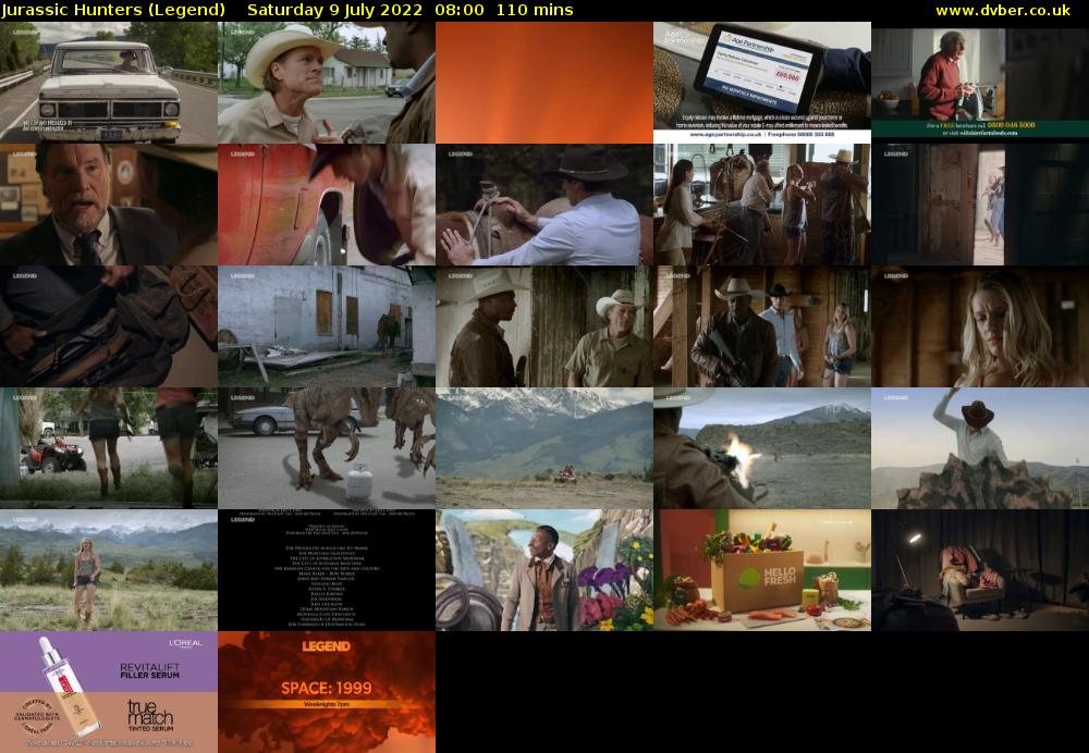 Jurassic Hunters (Legend) Saturday 9 July 2022 08:00 - 09:50