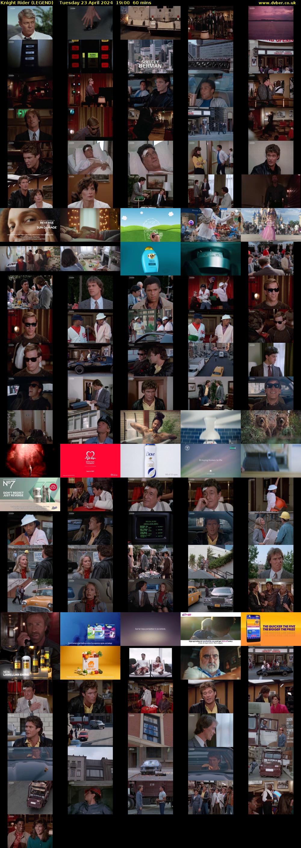 Knight Rider (LEGEND) Tuesday 23 April 2024 19:00 - 20:00