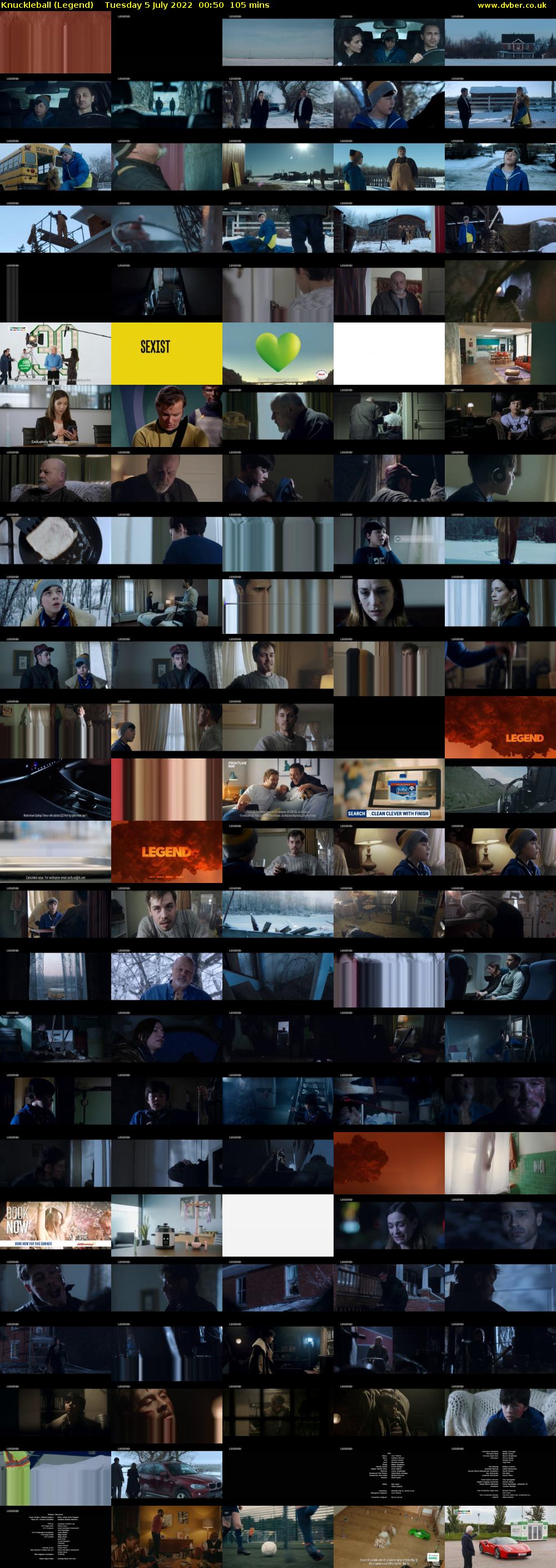 Knuckleball (Legend) Tuesday 5 July 2022 00:50 - 02:35