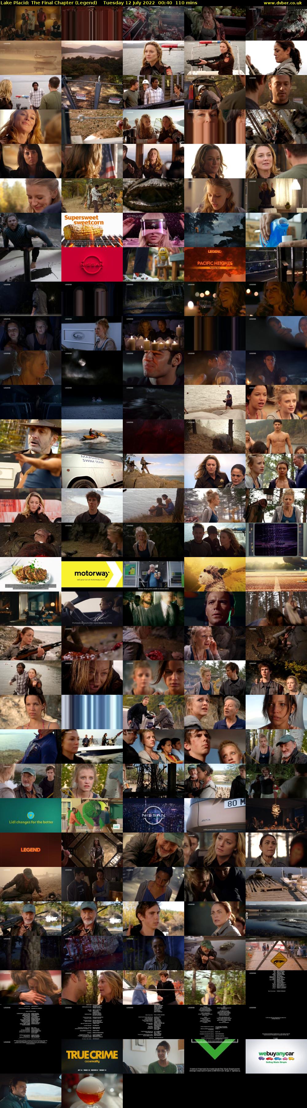 Lake Placid: The Final Chapter (Legend) Tuesday 12 July 2022 00:40 - 02:30