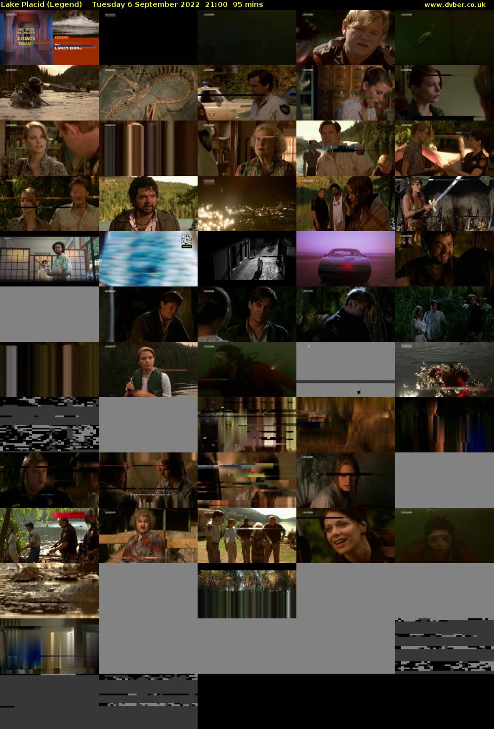 Lake Placid (Legend) Tuesday 6 September 2022 21:00 - 22:35