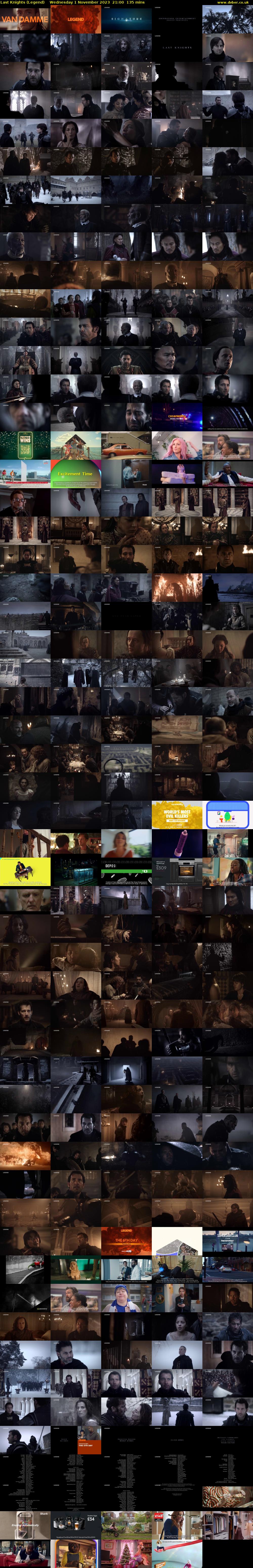 Last Knights (Legend) Sunday 2 January 2022 21:00 - 23:15