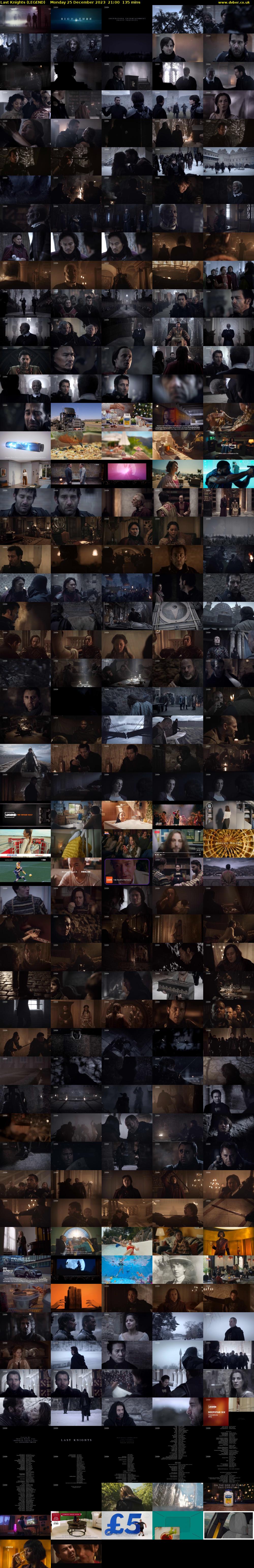 Last Knights (LEGEND) Monday 25 December 2023 21:00 - 23:15