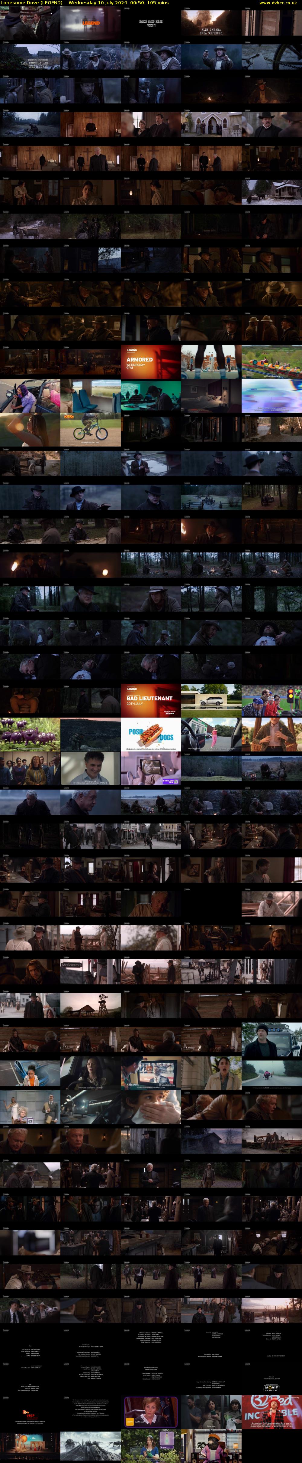 Lonesome Dove (LEGEND) Wednesday 10 July 2024 00:50 - 02:35
