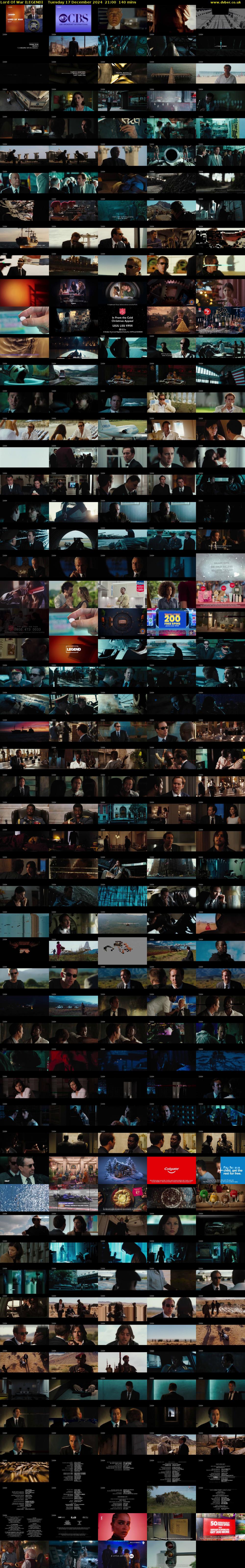 Lord Of War (LEGEND) Tuesday 17 December 2024 21:00 - 23:20