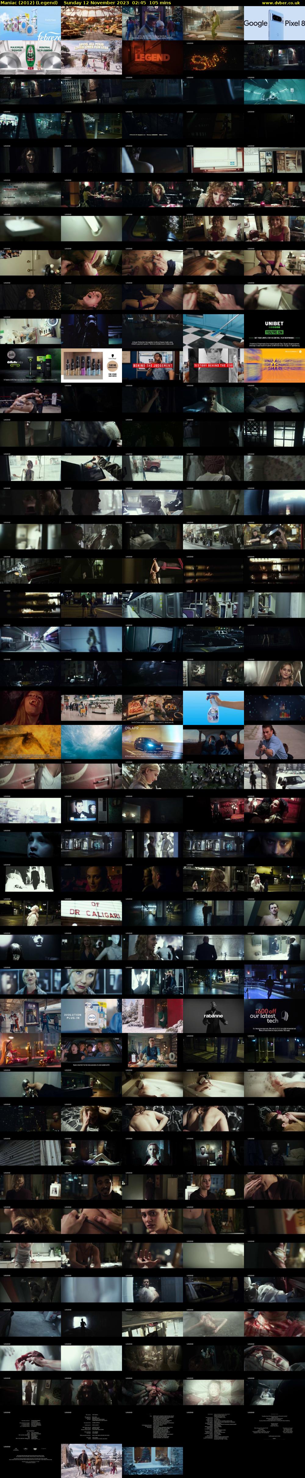 Maniac (2012) (Legend) Sunday 12 November 2023 02:45 - 04:30