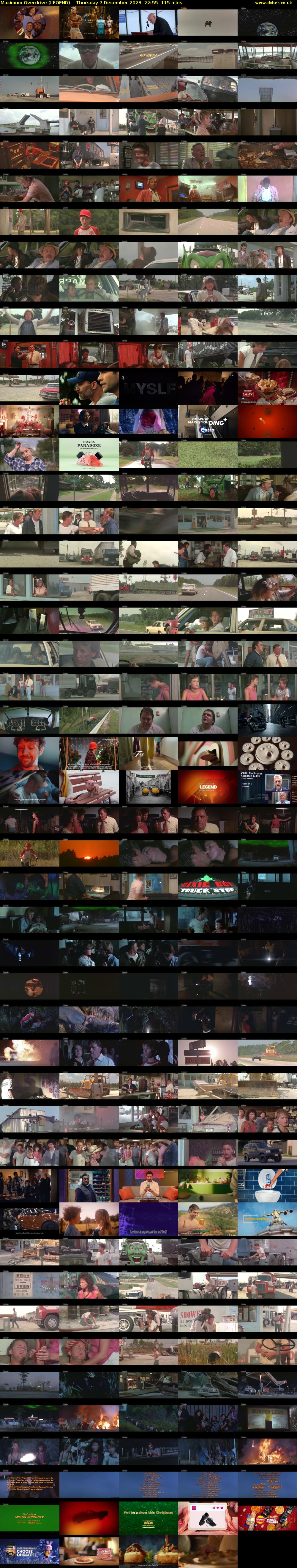 Maximum Overdrive (LEGEND) Thursday 7 December 2023 22:55 - 00:50