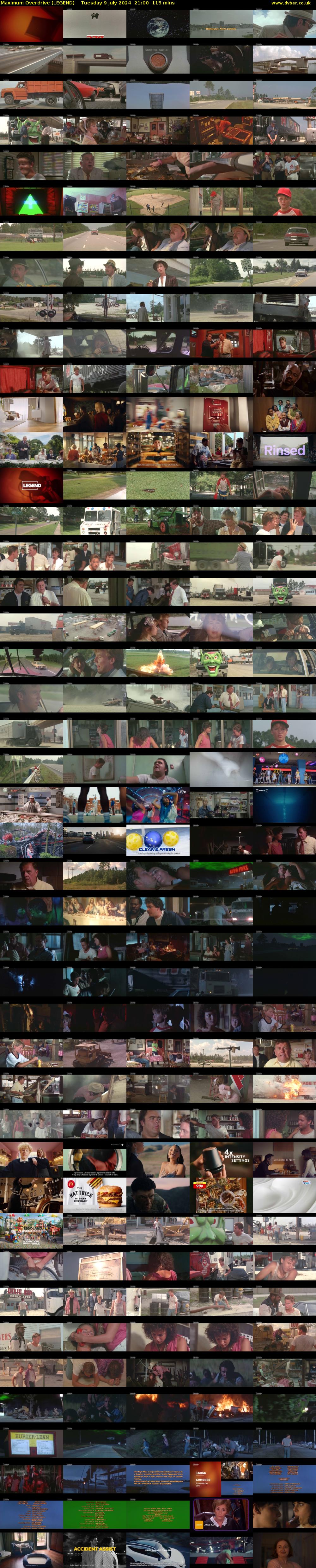 Maximum Overdrive (LEGEND) Tuesday 9 July 2024 21:00 - 22:55