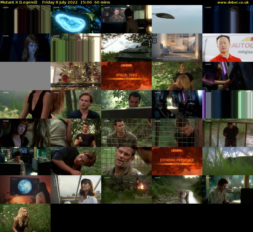 Mutant X (Legend) Friday 8 July 2022 15:00 - 16:00