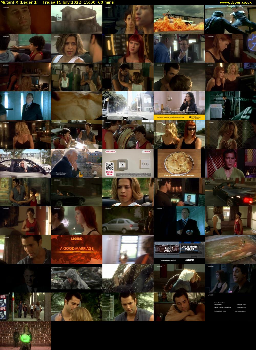 Mutant X (Legend) Friday 15 July 2022 15:00 - 16:00