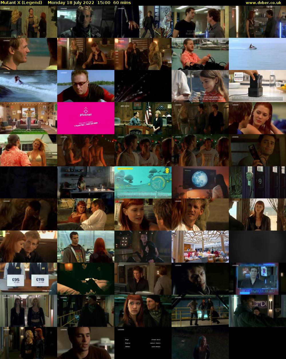 Mutant X (Legend) Monday 18 July 2022 15:00 - 16:00