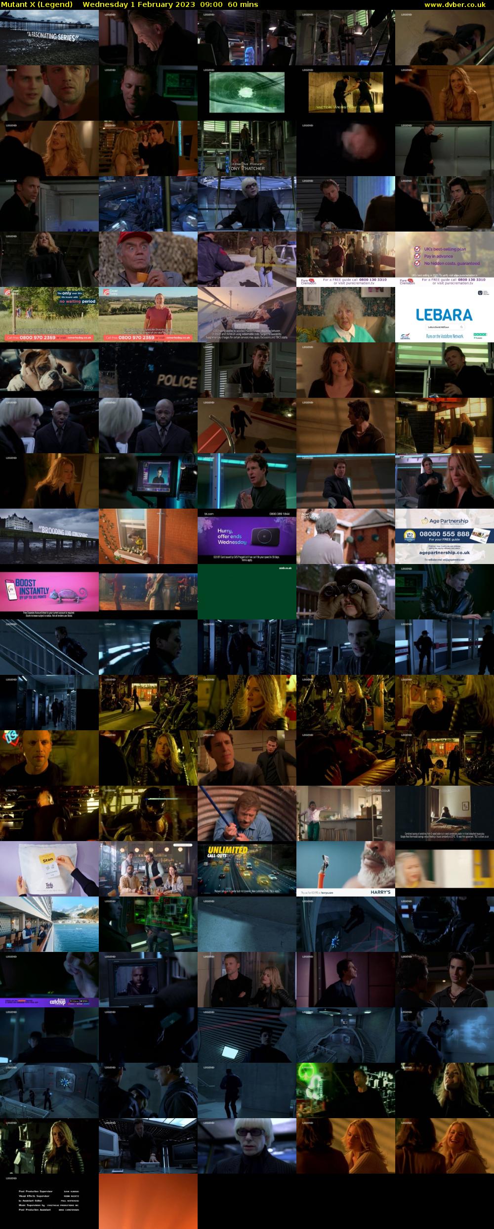 Mutant X (Legend) Wednesday 1 February 2023 09:00 - 10:00