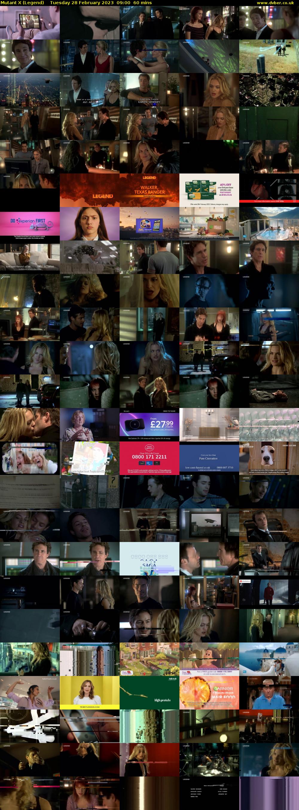 Mutant X (Legend) Tuesday 28 February 2023 09:00 - 10:00
