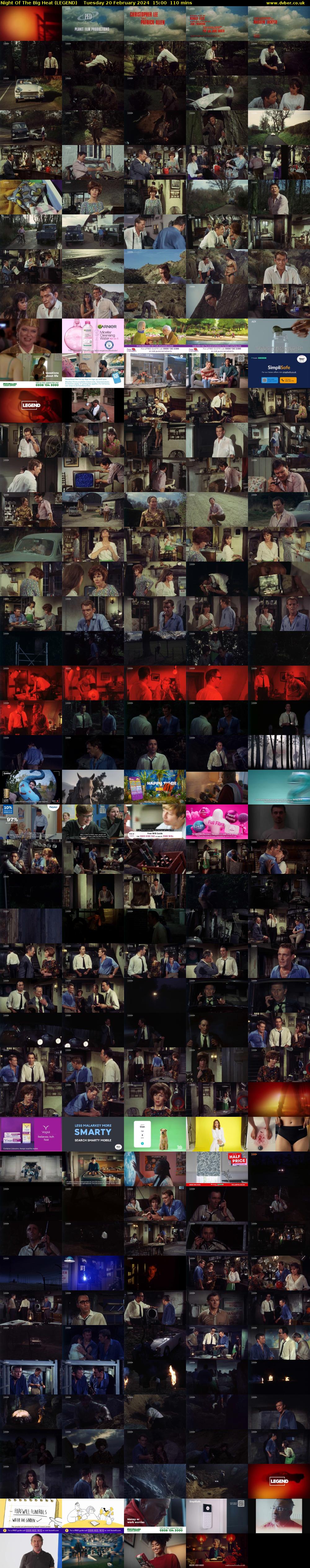 Night Of The Big Heat (LEGEND) Tuesday 20 February 2024 15:00 - 16:50
