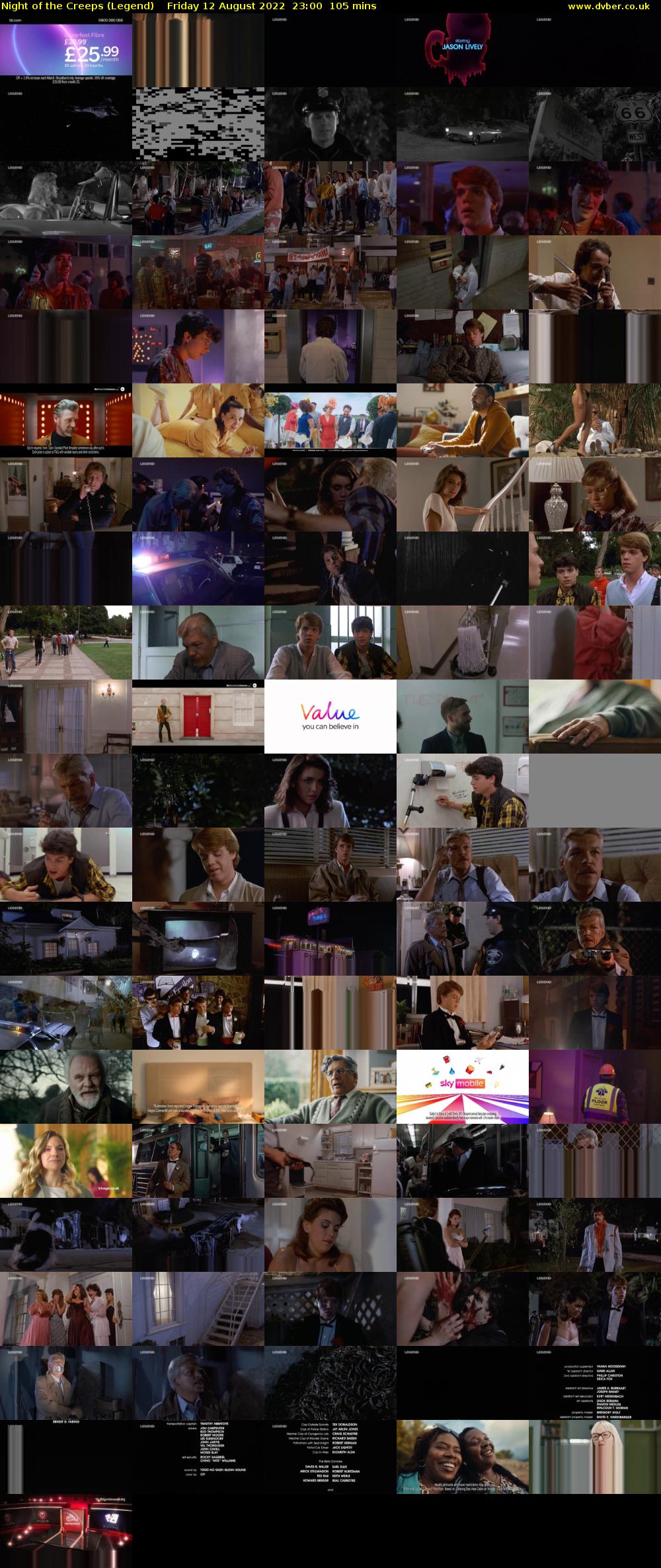 Night of the Creeps (Legend) Friday 12 August 2022 23:00 - 00:45