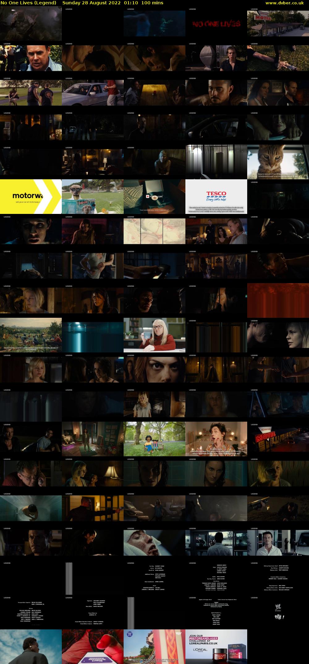 No One Lives (Legend) Sunday 28 August 2022 01:10 - 02:50