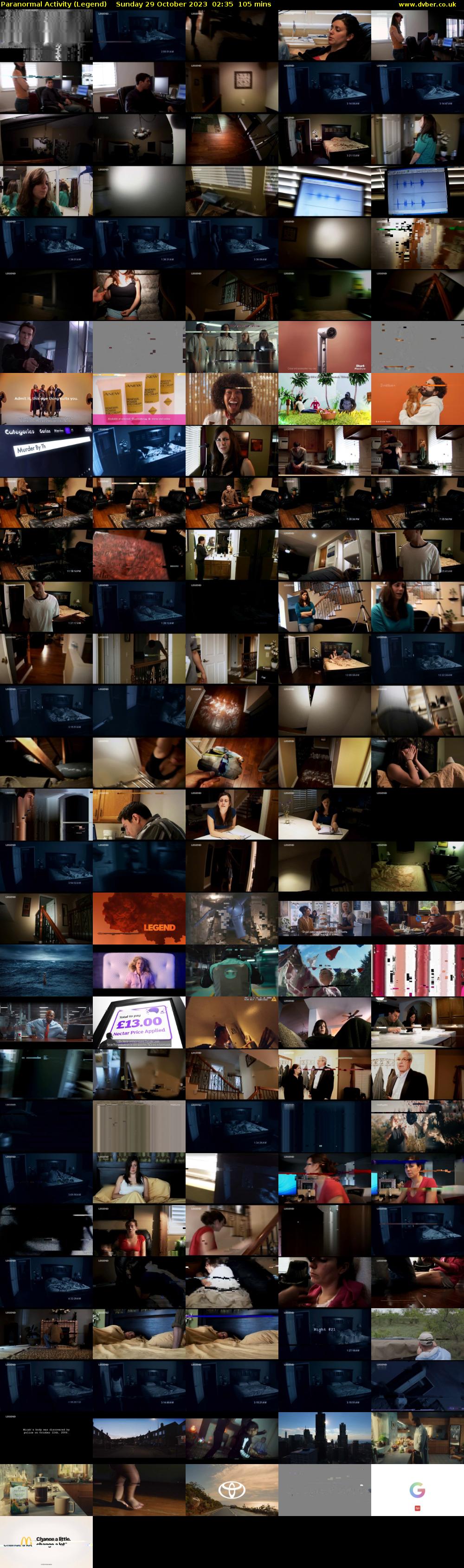 Paranormal Activity (Legend) Sunday 29 October 2023 02:35 - 04:20