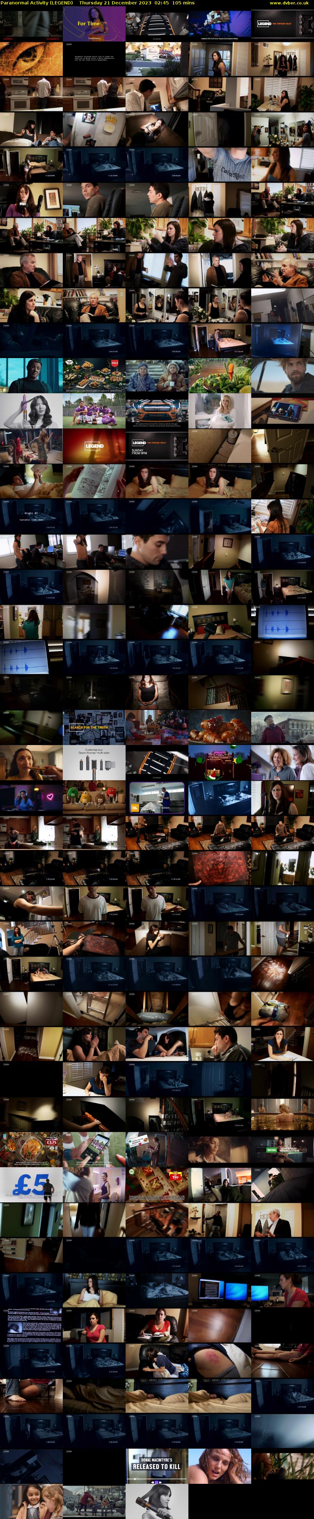 Paranormal Activity (LEGEND) Thursday 21 December 2023 02:45 - 04:30