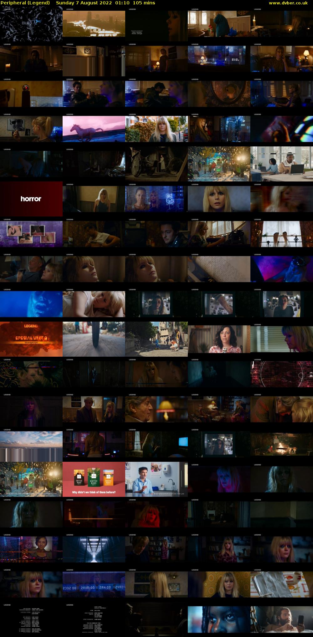 Peripheral (Legend) Sunday 7 August 2022 01:10 - 02:55