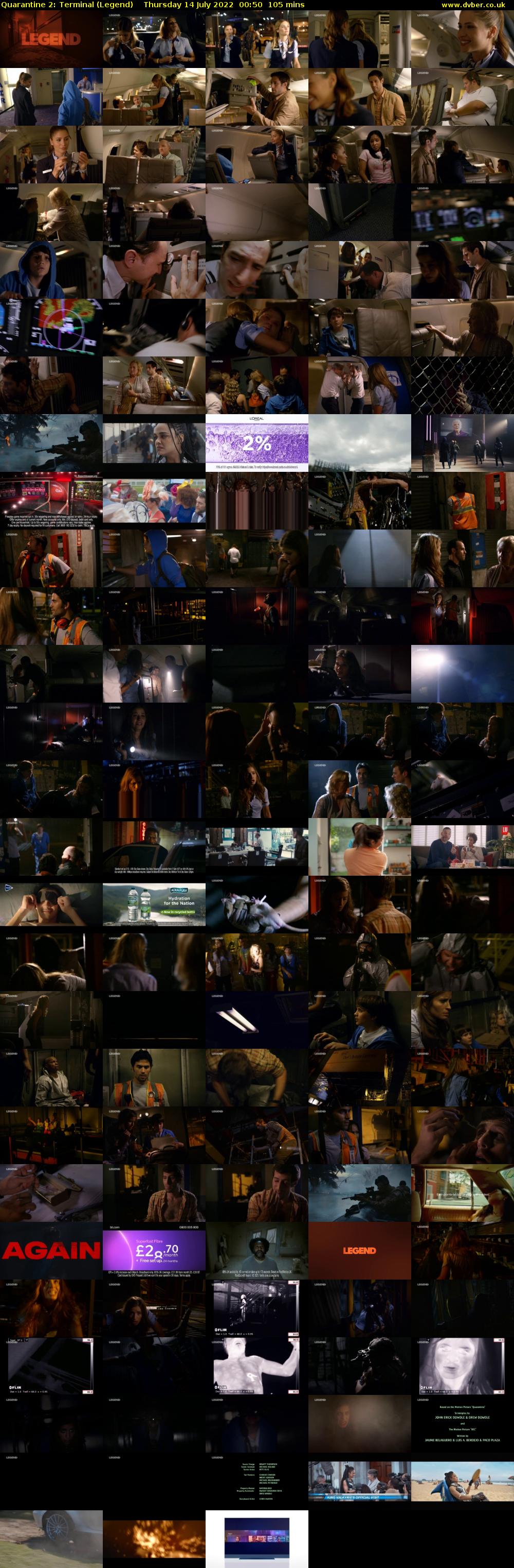 Quarantine 2: Terminal (Legend) Thursday 14 July 2022 00:50 - 02:35