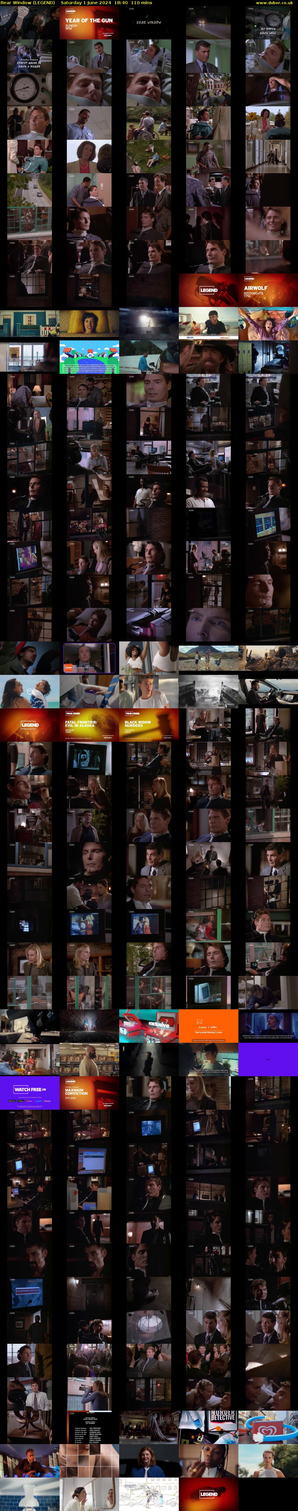 Rear Window (LEGEND) Saturday 1 June 2024 18:40 - 20:30